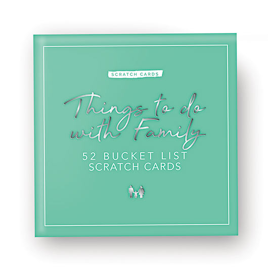 Family Bucket List Scratch Cards