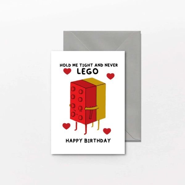 Hold Me Tight And Never Lego - Happy Birthday
