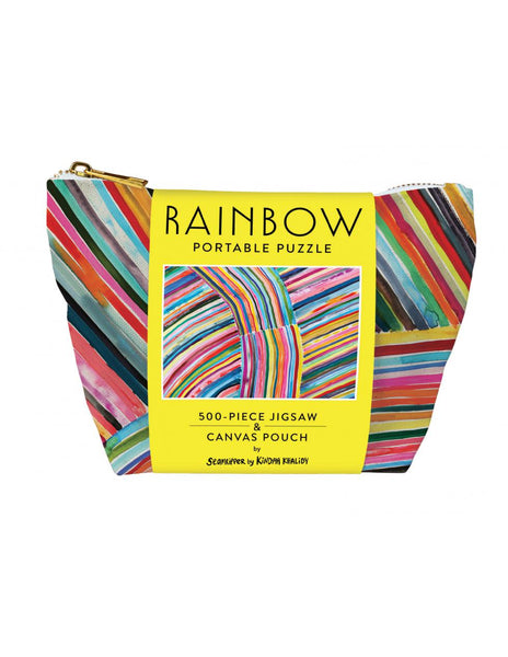 Rainbow 500-Piece Portable Puzzle