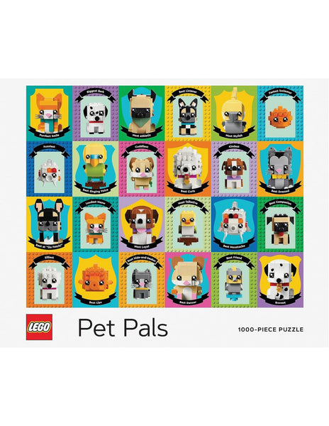 Pet Pals - Lego 1000-piece Puzzle