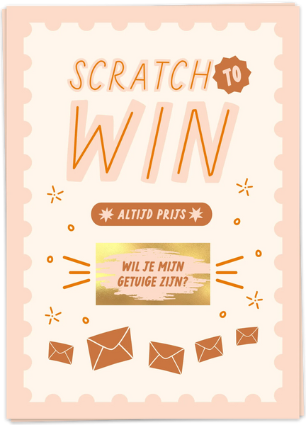 Scratch To Win: Wil Je Mijn Getuige Zijn?