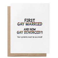First Gay Married And Now Gay Divorced?! - Your parents must be so proud!