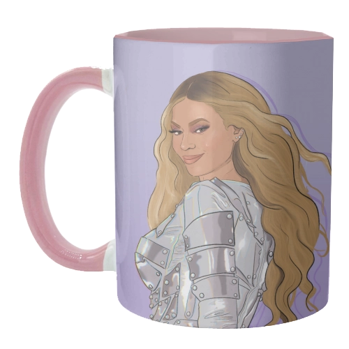 Renaissance Beyoncé Mug - Inner & Handle Pink