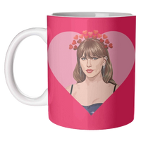Taylor Swift In Heart Mug
