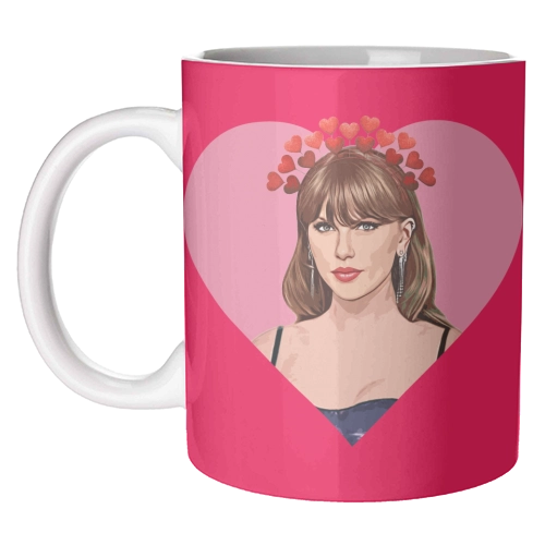 Taylor Swift In Heart Mug