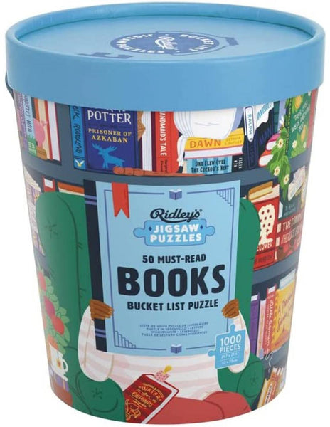 1000 PIECE PUZZLE - 50 MUST-READ BOOKS OF THE WORLD BUCKET LIST