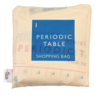 PERIODIC TABLE RECYCLED FOLDAWAY SHOPPER BAG