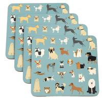 Best in Show Dogs Set of Four Coasters