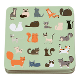 Nine Lives Cats Set of Four Coasters