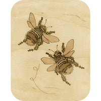 Wooden - Two Bumblebees