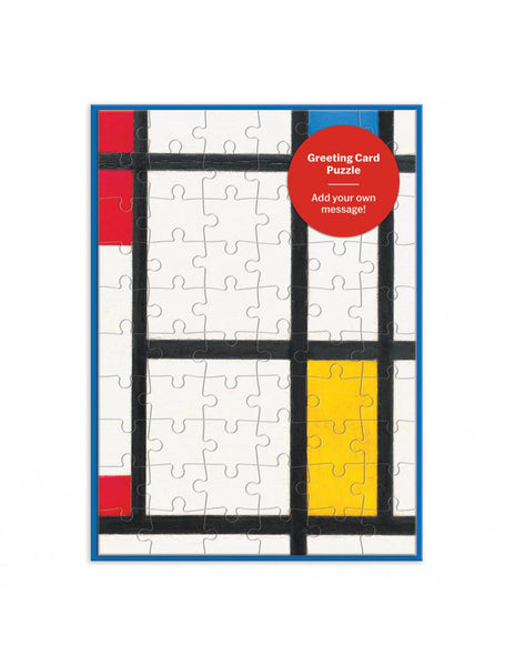 Greeting Card puzzle: MoMa - Mondrian