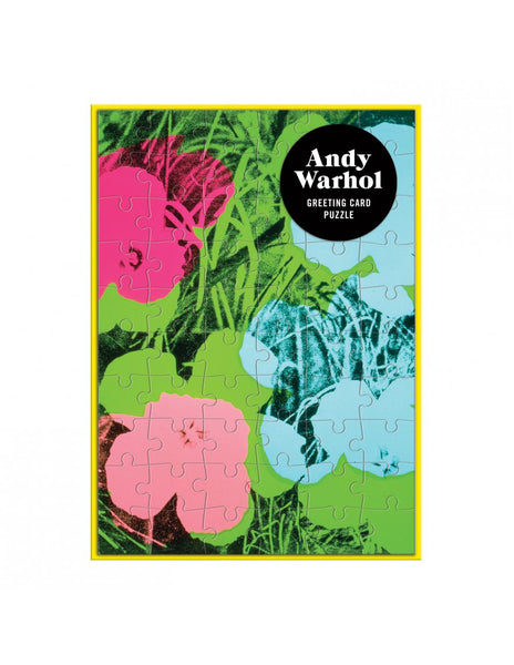 Greeting Card puzzle: Andy Warhol Flowers