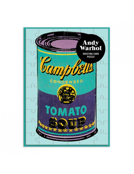 Greeting Card puzzle:  Andy Warhol - Soup Can