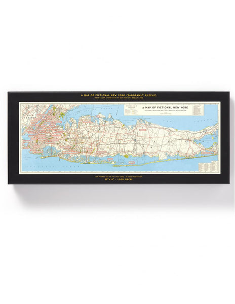 NYC MAP PANORAMIC 1000 PIECE PUZZLE