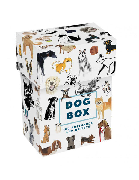 Dog Box 100 POstcards By 10 Artists
