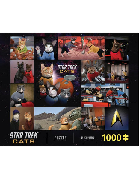 STAR TREK CATS 1000-piece Puzzle