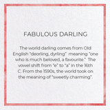 FABULOUS DARLING