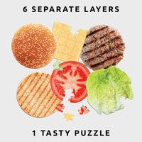 Burger 6 Layer Jigsaw Puzzle