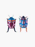Coccinelle Couple Wall Art