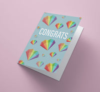 Congrats - Rainbow Diamonds