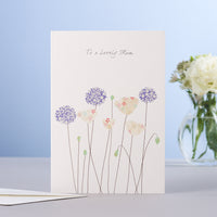 MOTHER’S DAY POPPIES & ALLIUMS CARD