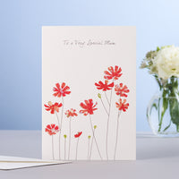 MOTHER’S DAY COSMOS CARD