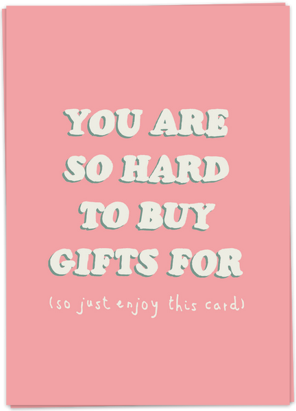 Hard to buy gifts for