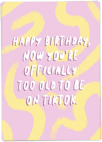 Happy Birthday - Officially To Old To Be On Tiktok