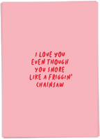 I Love You Even Though You Snore Like A Friggin' Chainsaw