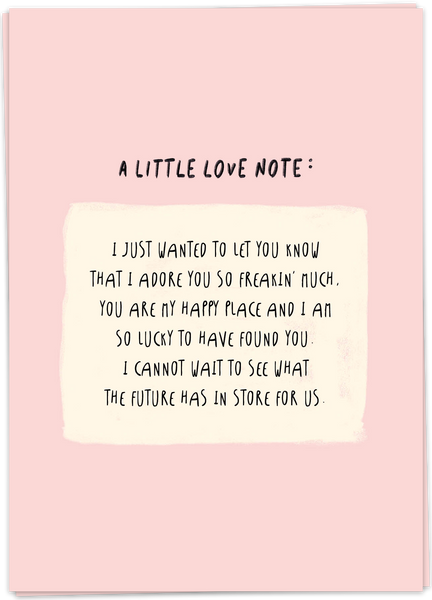 A Little Love Note