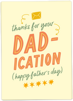 Thanks For Your Dadication - Happy Father's Day