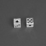 Let It Roll Silver Set of Dice