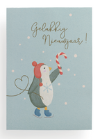 Nieuwjaarsbrief - Gelukkig Nieuwjaar Pinguin