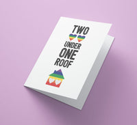 Two Hearts Under One Roof - Rainbow