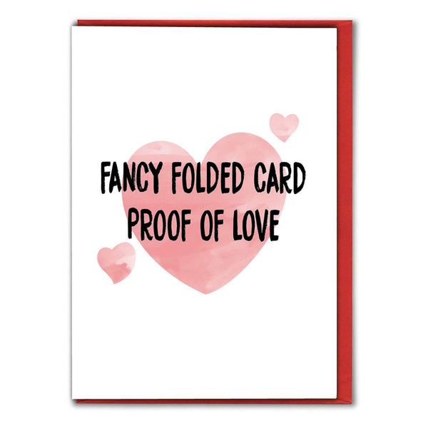 Fancy Folded Card Proof of Love