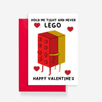 Hold Me Tight And Never LEGO Happy Valentine's