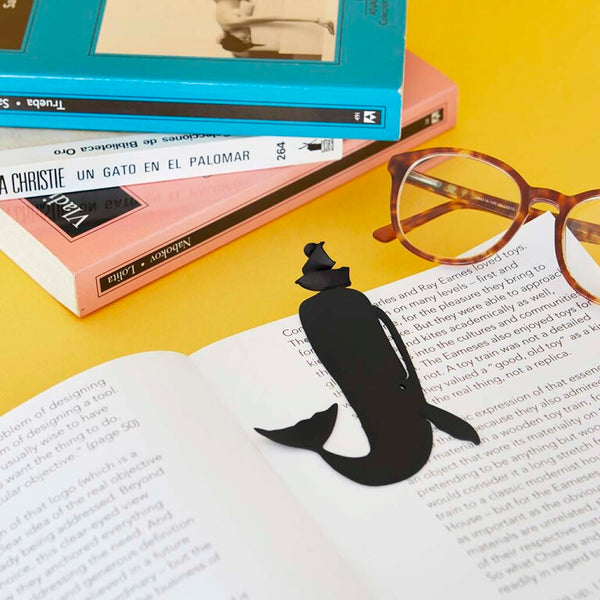 BOOKMARK MOBY DICK BLACK
