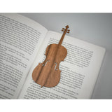 Wooden Bookmark Cello