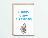 Happy Capy Birthday - Capibara