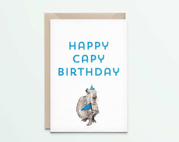 Happy Capy Birthday - Capibara