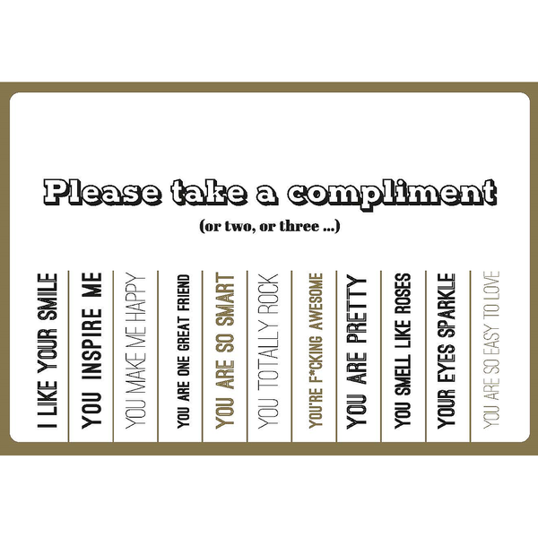 Please Take A Compliment