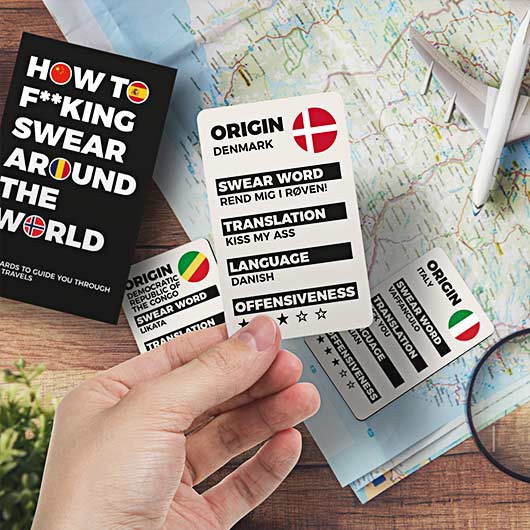 How To F*cking Swear Around The World - set of 100 cards