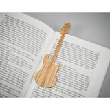 Wooden Bookmark Bass Guitar