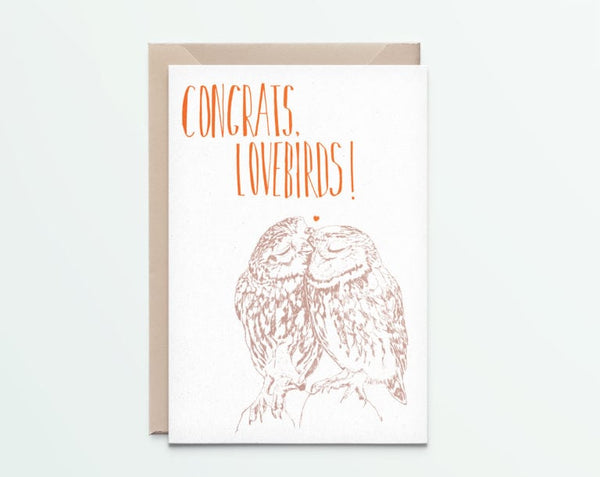 Congrats Lovebirds - Little Owls