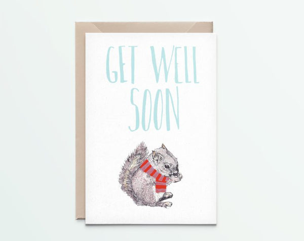 Get Well Soon - Squirrel