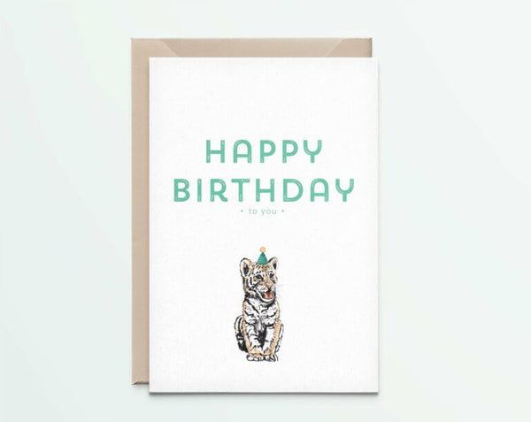Happy Birthday To You - Tiger Cub